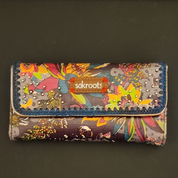 Sakroots Floral Trifold Wallet - Picture 1 of 8